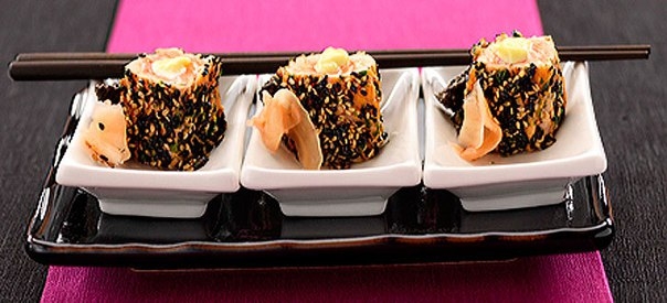 Лосось Хоккайдо с семенами кунжута