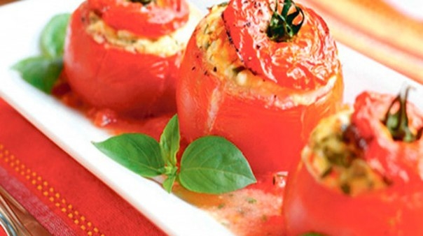 Помидоры, фаршированные баклажанами Помидоры, фаршированные баклажанами