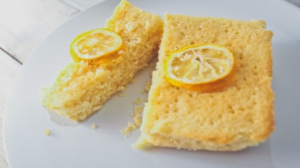 Лимонный кекс за 30 минут