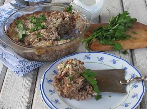 Гречневая запеканка с мясом