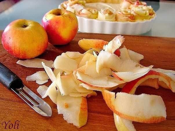 Яблочный пирог с розочками. Кулинарная идея! Ингредиенты: для теста: 125 гр мягкого сливочного масла