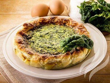 Зеленый киш - сытный и очень вкусный пирог!