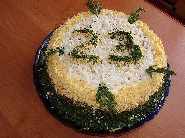 Салаты на 23 февраля - проверенные рецепты