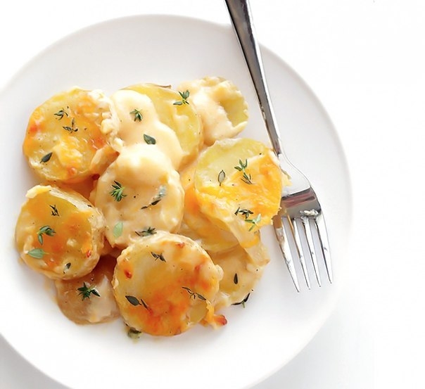 Картофель с румяной корочкой