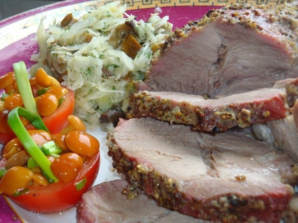Запеченое мясо для хорошей компании
