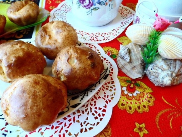 Кексы с плавлеными сырками