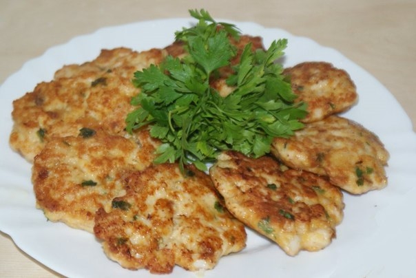 Рубленые котлеты из курицы
