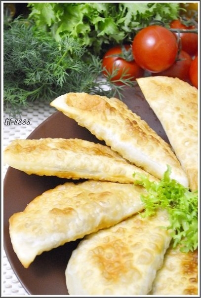Мини-чебуреки с грибами