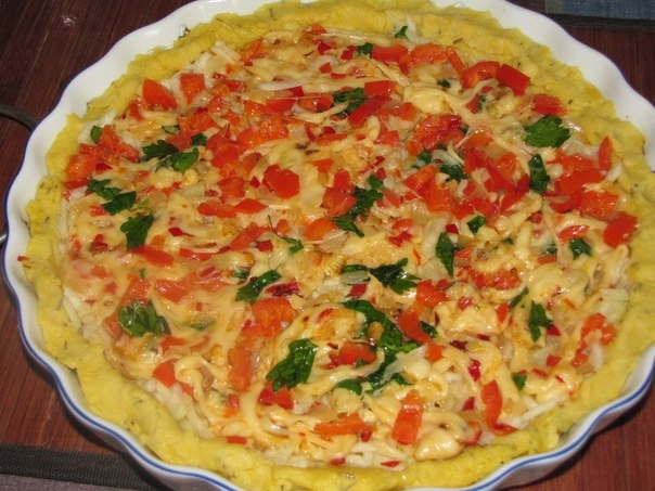 Полента с цуккини и сыром