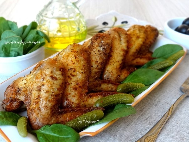 Куриные крылышки-гриль по-испански