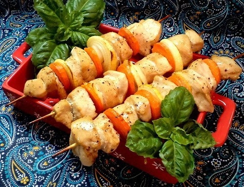 Шашлычок из филе цыпленка по- Турецки