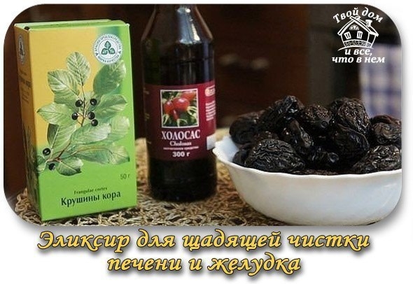 ЭЛИКСИР ДЛЯ ЩАДЯЩЕЙ ЧИСТКИ ПЕЧЕНИ И ЖЕЛУДКА