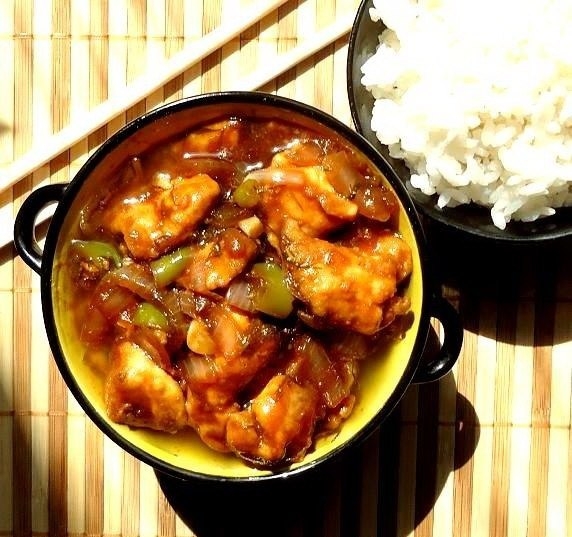Курица по–манчжурски.