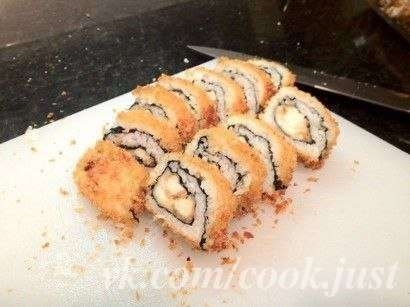Суши с курицей и сыром