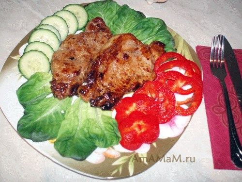 Вкусная пряная свинина