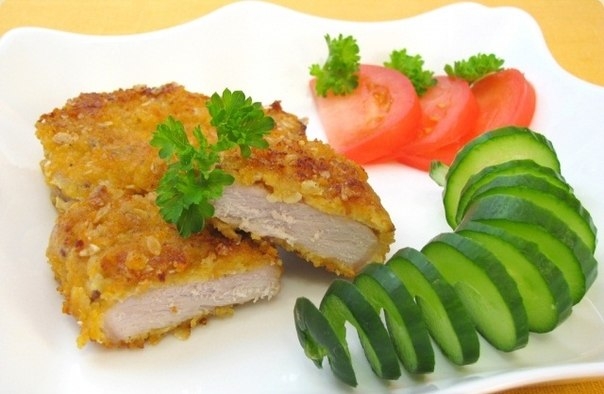 Свинина, жаренная с горчицей и яйцами