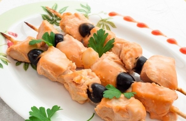 Шашлычки «Домашние», маринованные в розовом соусе