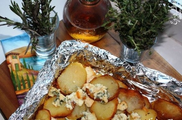 Картофель с горгонзолой