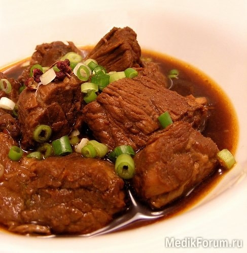МЯСО ТУШЕННОЕ В ПИВЕ