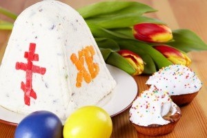 Ванильная пасха с миндалем и цукатами