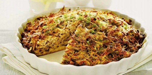 Картофельная запеканка с пряными травами