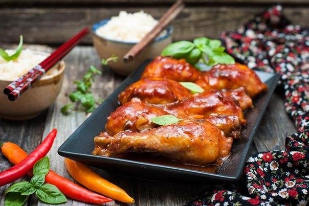 Вкусная курочка по-тайски