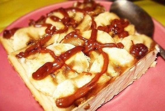 Ароматный и нежный творожно-банановый десертик