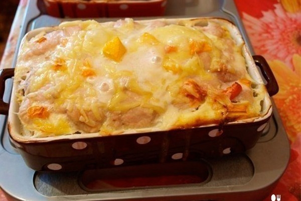 Запеканка с курицей. Запеканка с курицей.