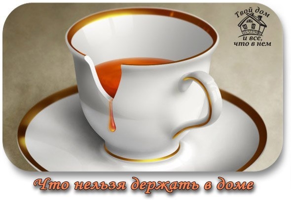 Что нельзя держать в доме