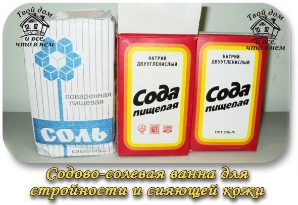 Содово-солевая ванна для стройности и сияющей кожи
