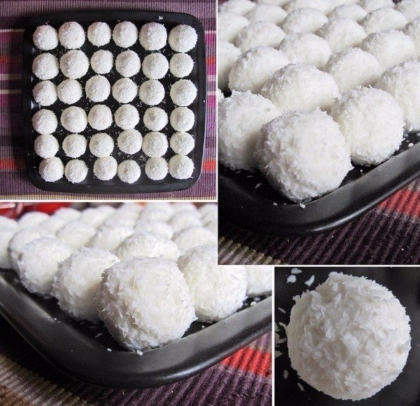 Творожные рафаэлки.