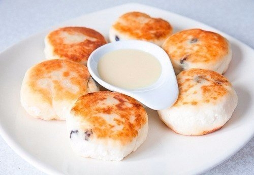 Сырники без сахара с яблоками