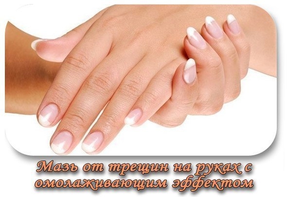 Мазь от трещин на руках (с омолаживающим эффектом)