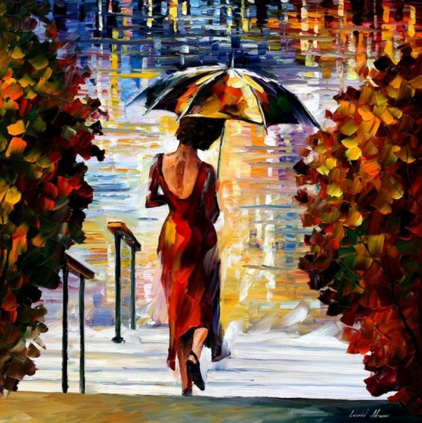 На свиданье девушка спешила