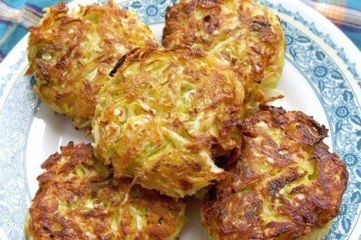 Капустные котлеты с манкой