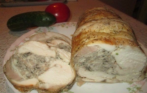 Куриный рулет со специями