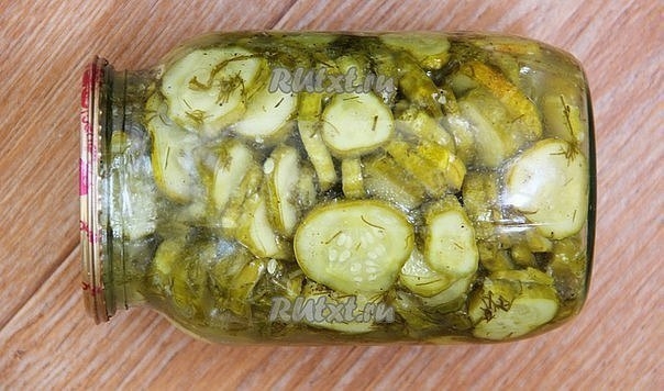 Хрустящие маринованные огурцы