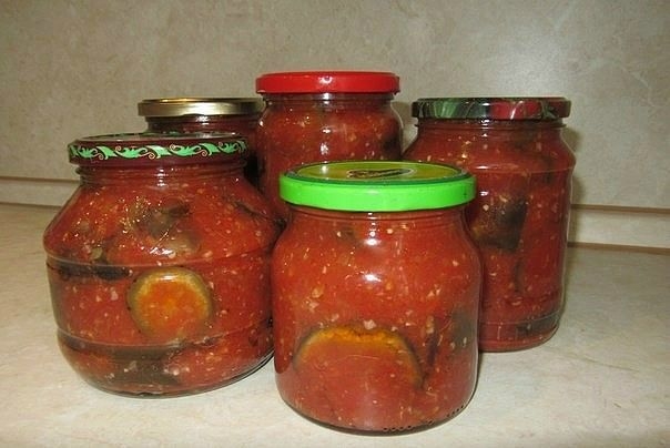 БАКЛАЖАНЫ В ОСТРОМ СОУСЕ "АХ,ЛЕТО!"