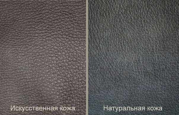 Как отличить кожу от кожзаменителя ?!!