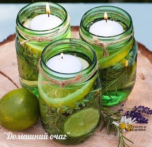 СВЕЧИ ОТ КОМАРОВ СВОИМИ РУКАМИ
