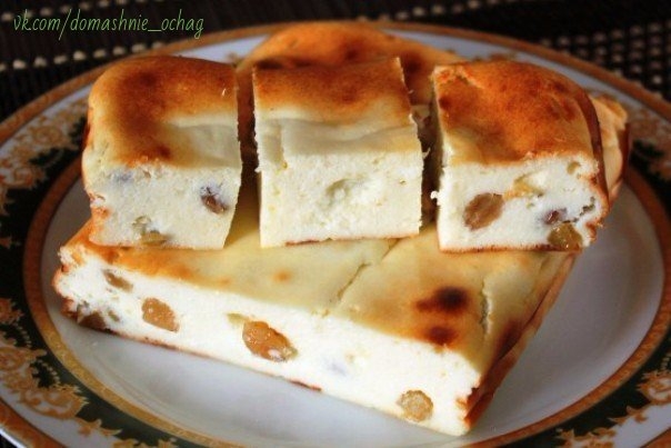 Фантастически вкусная творожная запеканка! 166 ккал/100 гр