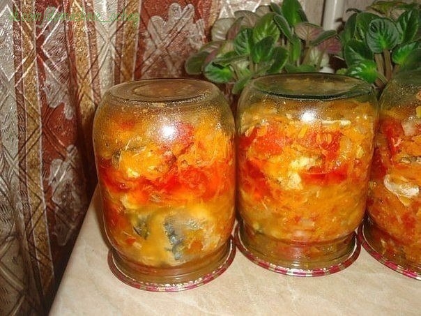 Закуска на зиму с рыбкой Закуска на зиму с рыбкой