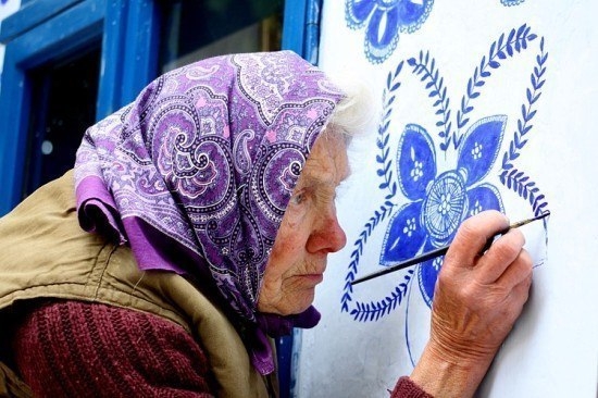 Добрая роспись бабушки Анны (Anežka Kašpárková) из Моравии. Добрая роспись бабушки Анны (Anežka Kašpárková) из Моравии.
