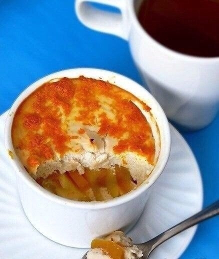 Вкуснейший десерт с творогом и фруктами