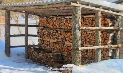 КАК ХРАНИТЬ ДРОВА?