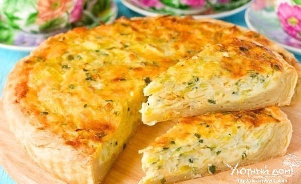 ПИРОГ В МУЛЬТИВАРКЕ С ЯЙЦАМИ И ЗЕЛЕНЫМ ЛУКОМ
