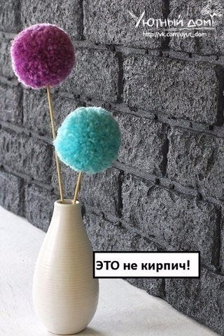 &laquo;Кирпичная&raquo; стена из пенопласта своими руками!