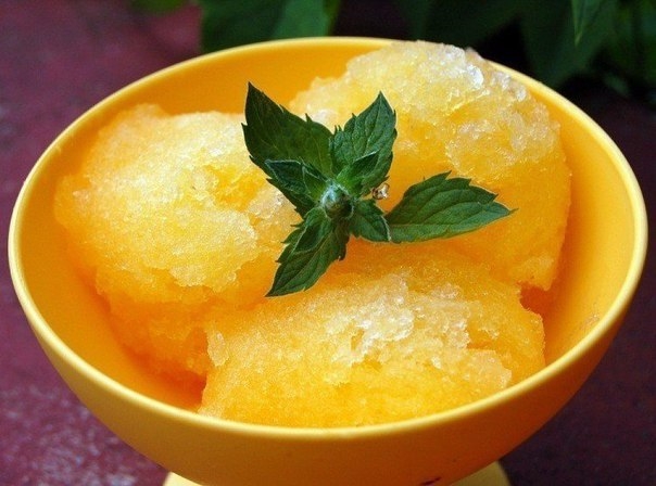 Цитрусовый сорбет (десерт)