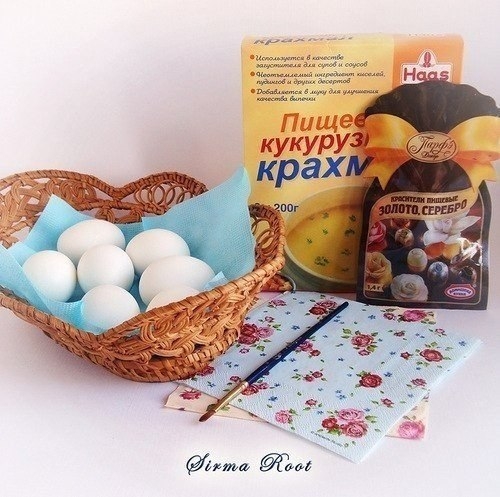 Украшаем пасхальные яйца в технике декупаж