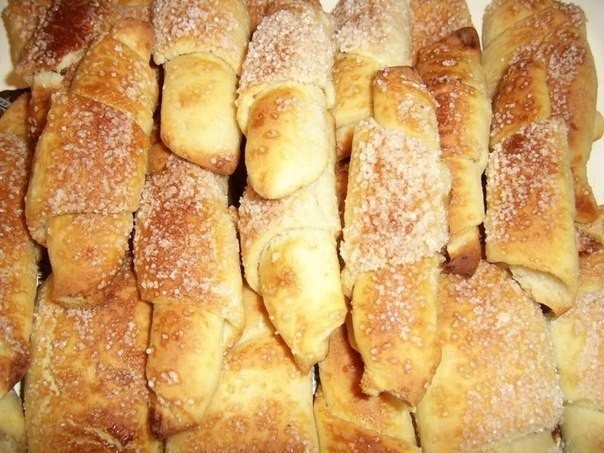 Рогалики на кефире. Рогалики на кефире.